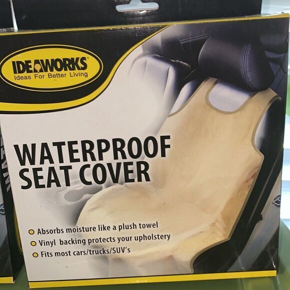 🔥set of 2 Ideaworks Waterproof Seat Cover New - Picture 4 of 5